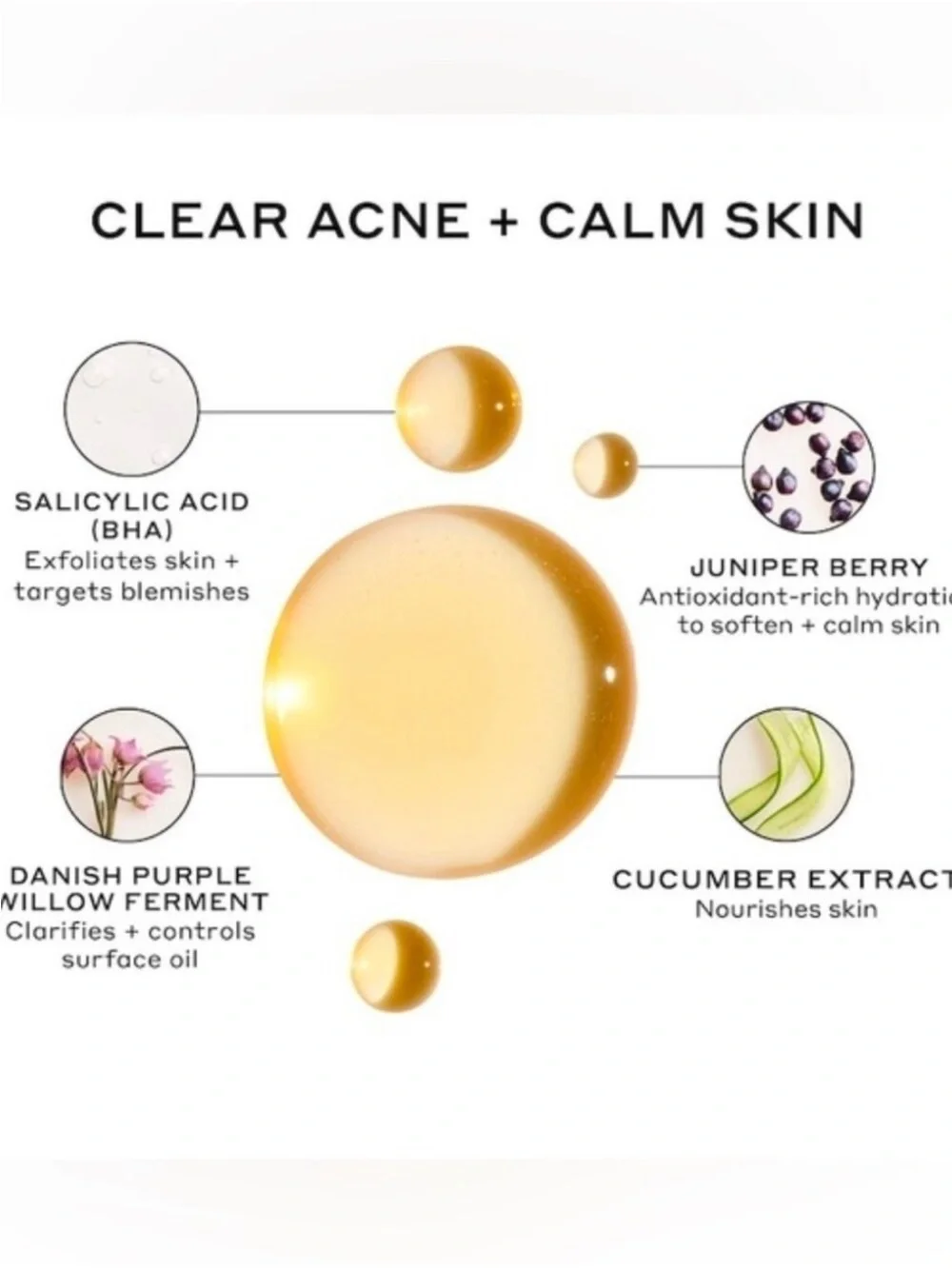 Ole Henriksen Balance+ Detox Drops Acne Toner - Green & White